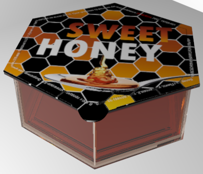 3D: Баночка для мёда. Бионика