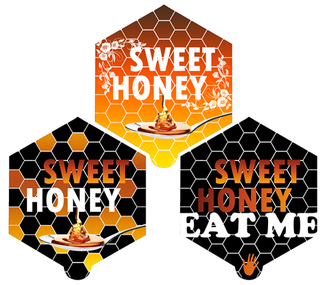 Дизайн этикеток: Этикетка для мёда