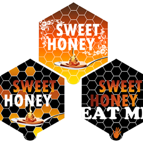 Дизайн этикеток: Этикетка для мёда